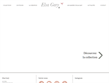 Tablet Screenshot of elsagary.fr